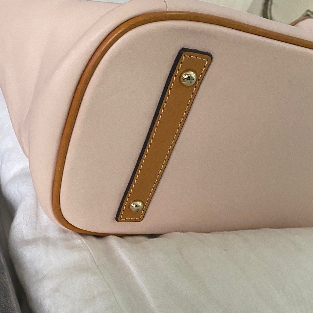 Dooney & Bourke Light Pink and Tan Tote - Picture 7 of 12
